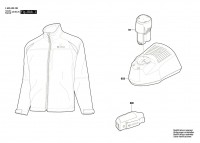 Bosch 1 600 A00 1JA Heat+Jacket 10,8V Professional Jacket Spare Parts